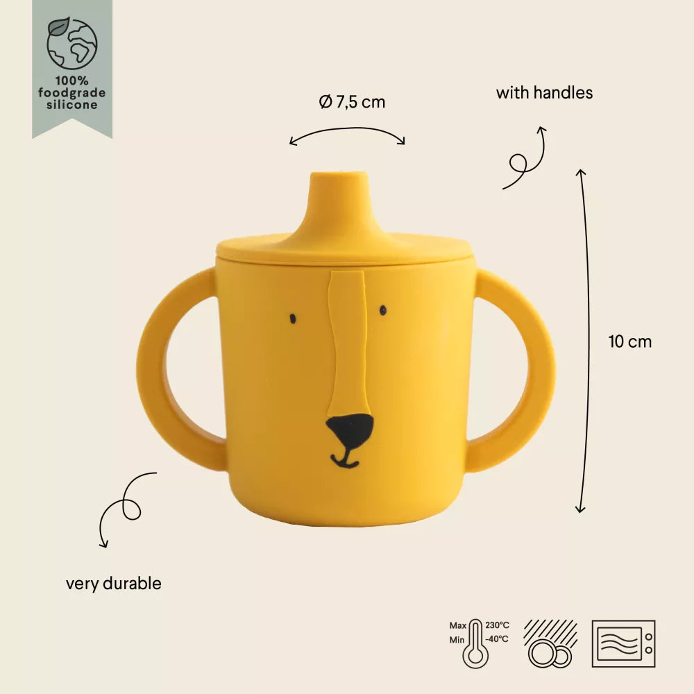 Tazza in Silicone con Beccuccio Trixie Mr. Lion dettagli
