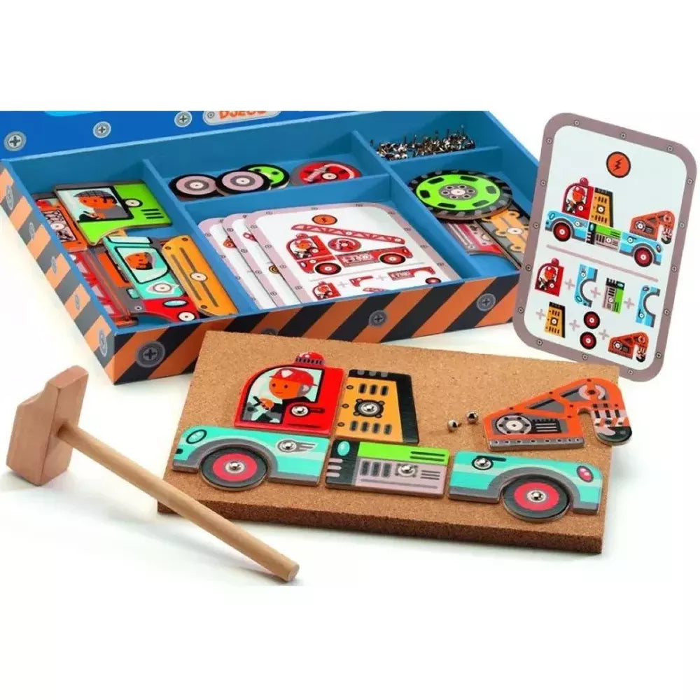 Set Creativo Tap Tap Veicoli Djeco Creazione di un veicolo