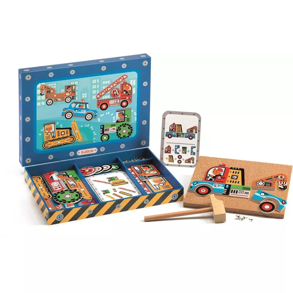 Set Creativo Tap Tap Veicoli Djeco