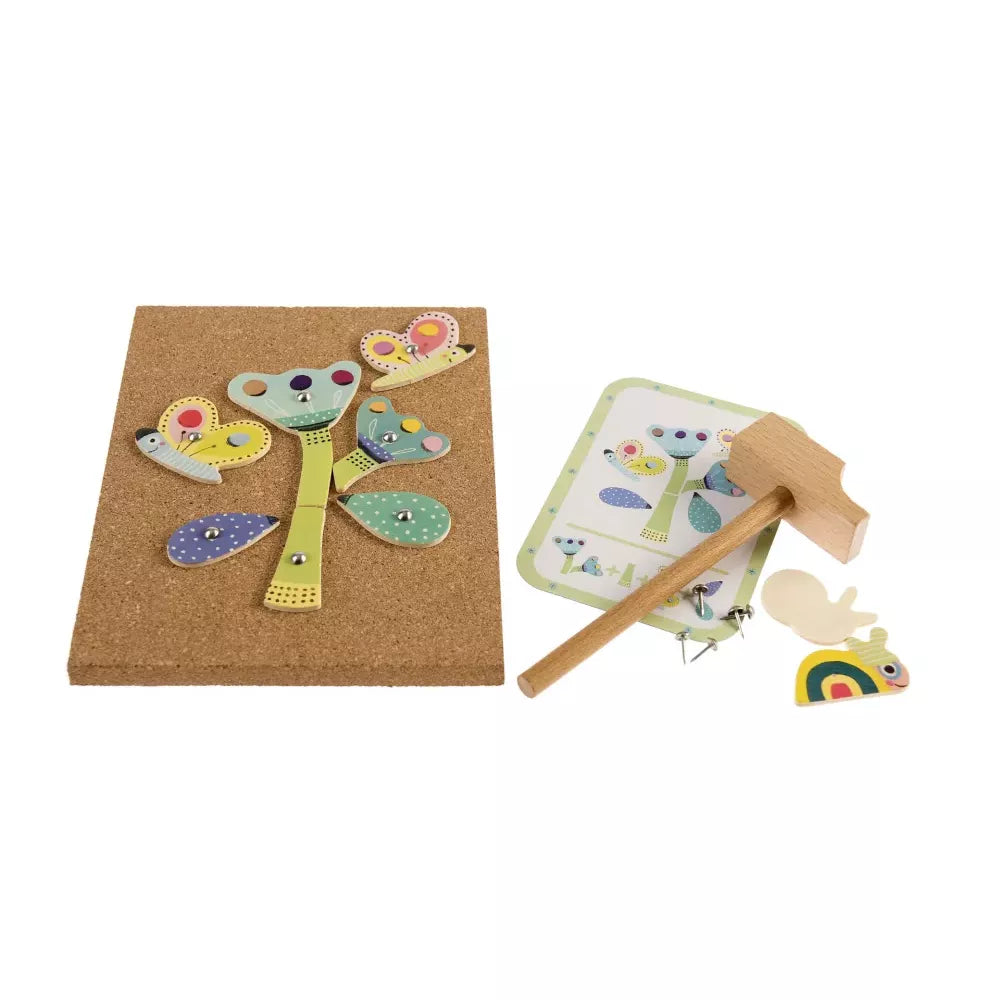 Set Creativo Tap Tap Giardino Djeco Esempio di creazione