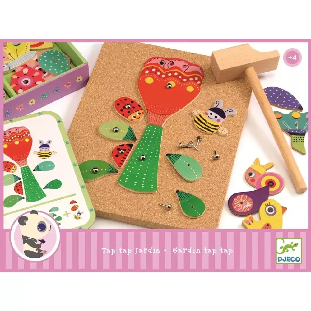 Set Creativo Tap Tap Giardino Djeco Fronte della confezione