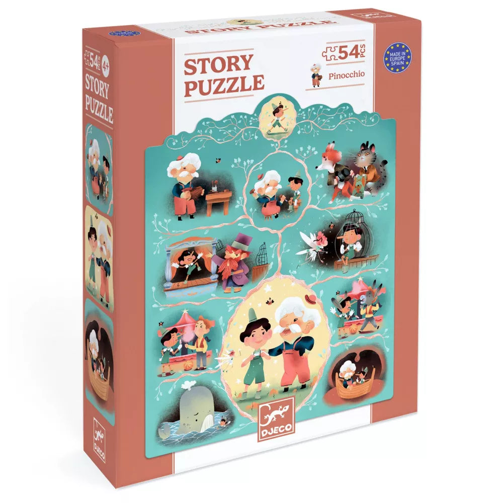Confezione Story Puzzle Pinocchio Djeco