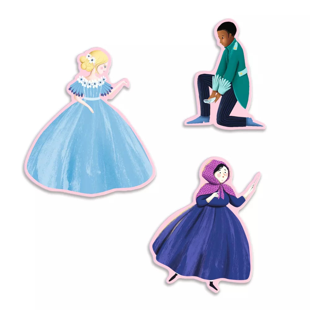 Personaggi Story Puzzle Cenerentola Djeco