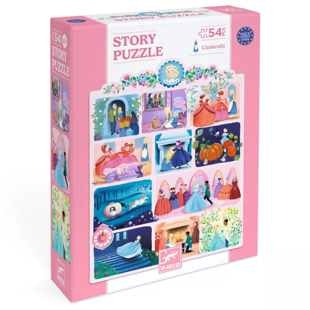 Confezione Story Puzzle Cenerentola Djeco