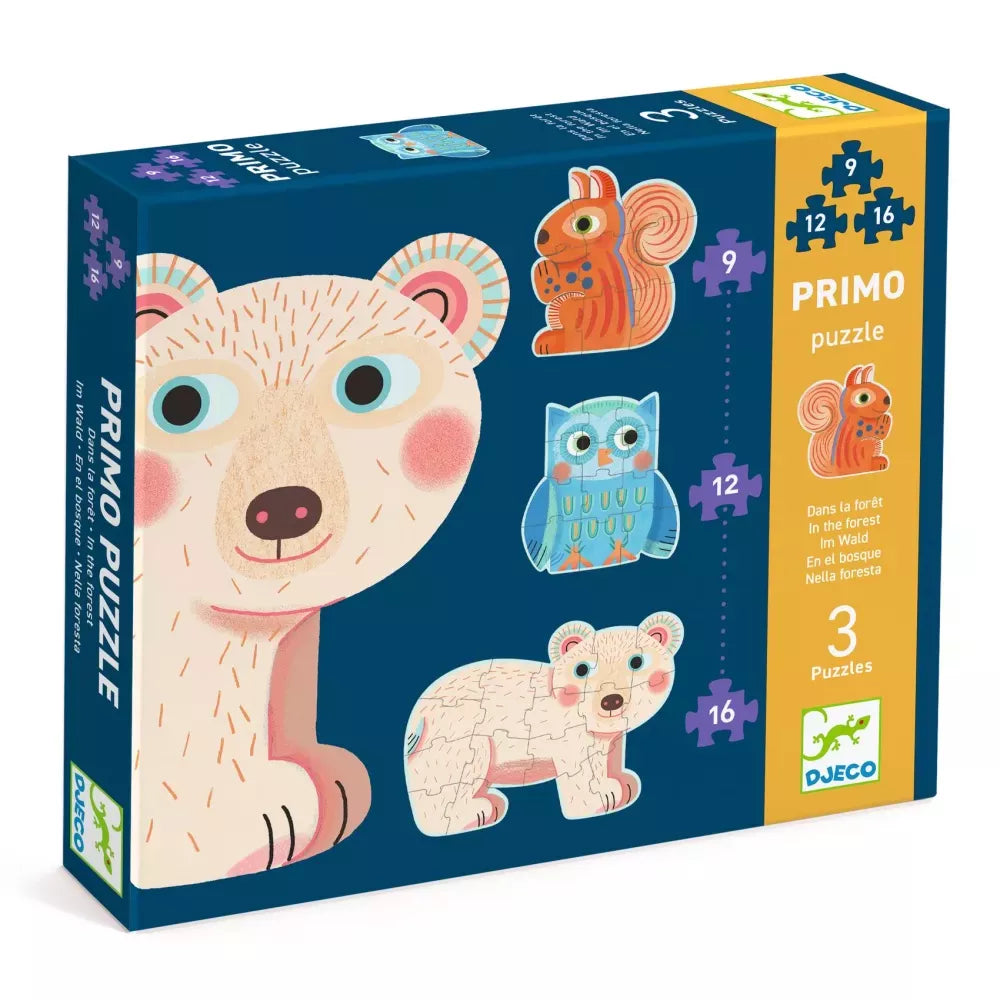 Puzzle Progressivi Nella Foresta Djeco confezione
