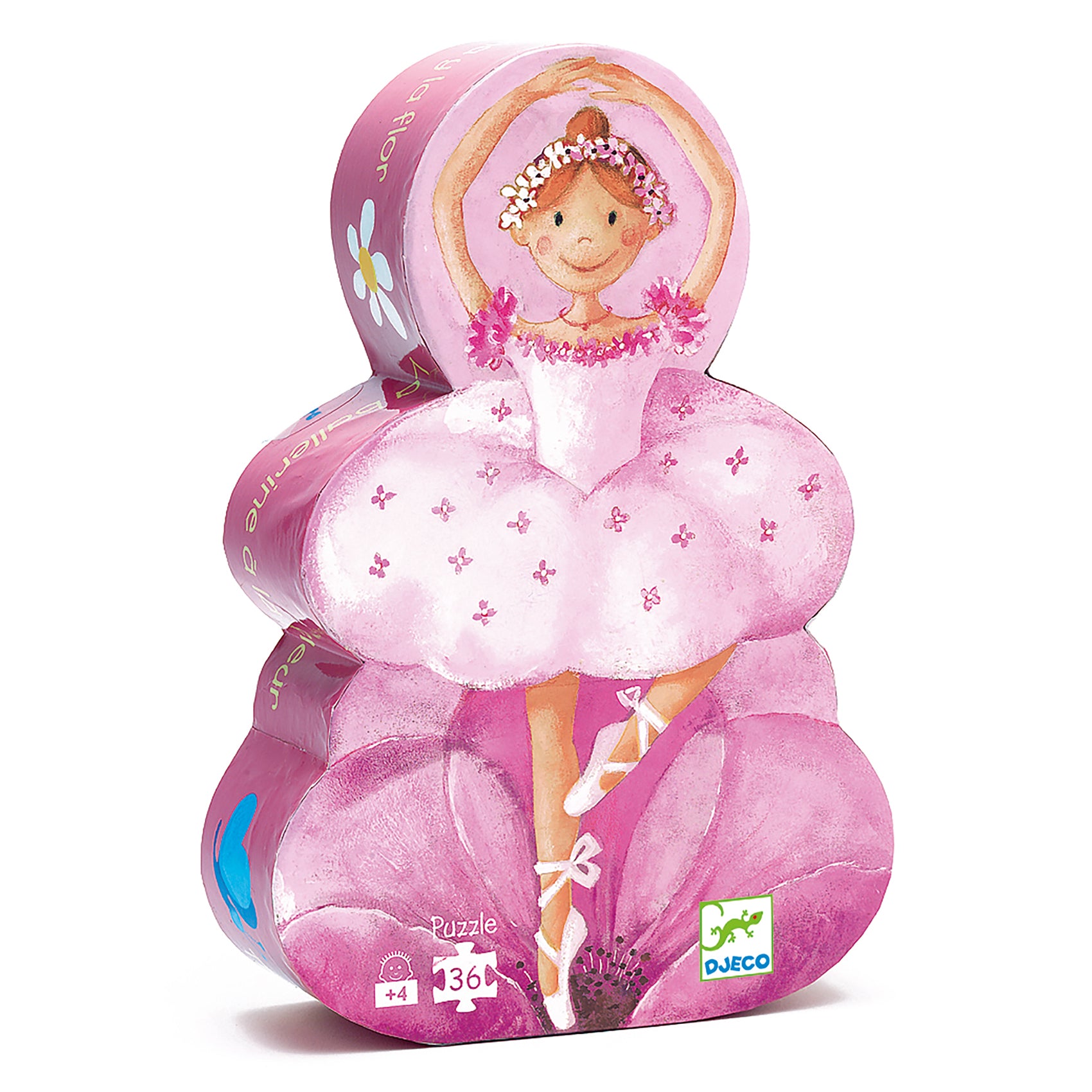 Confezione Puzzle La Ballerina con Fiore Djeco