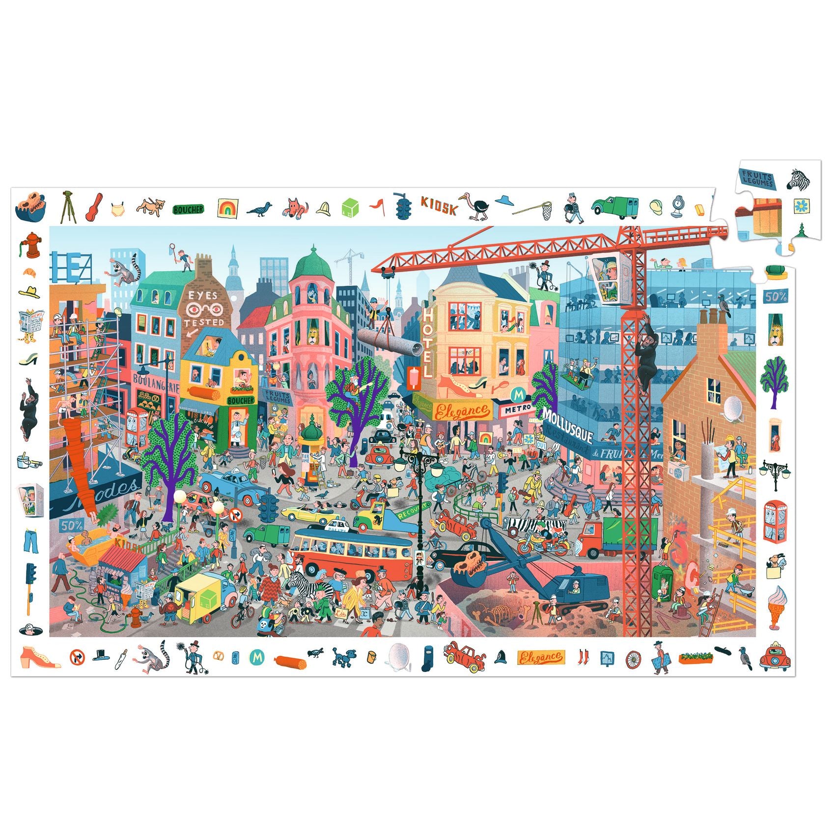 Immagine Puzzle d'Osservazione La Città Djeco