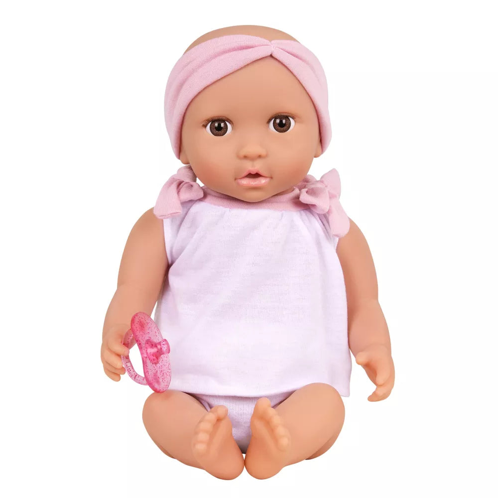 Bambola Fascia Rosa Lullababy senza ciuccio