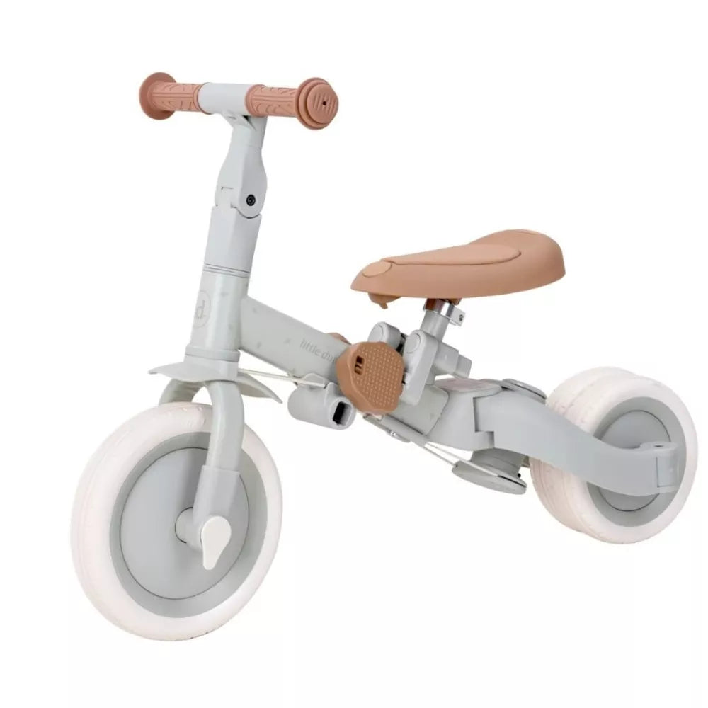 Triciclo 4 in 1 Little Dutch Green Leaf balance bike