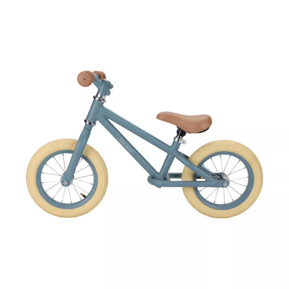 Balance Bike Little Dutch Blu Opaco lato