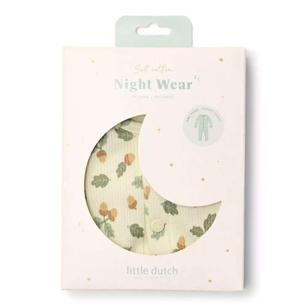 Confezione del Pigiama Neonato Forest Leaves Little Dutch