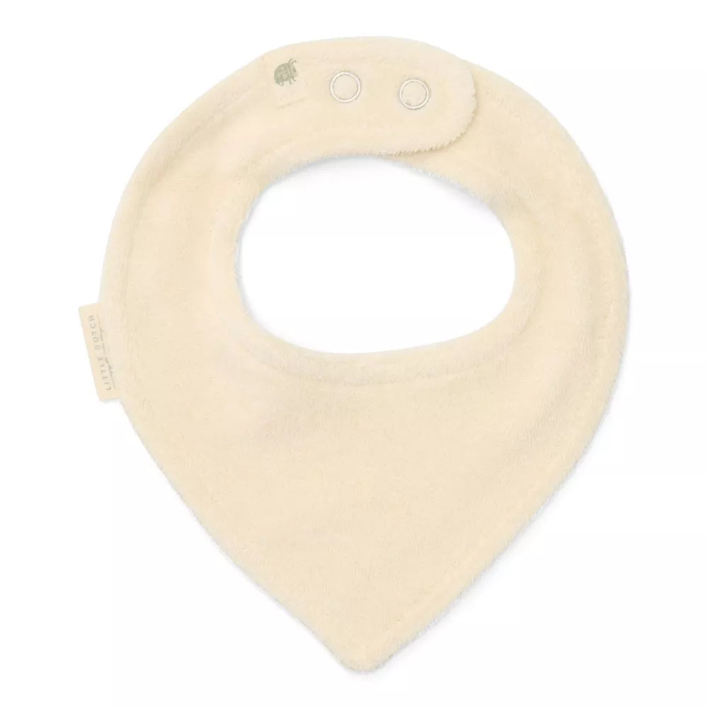 Retro Bavaglino Crema del Set Bavaglini Blu Little Dutch