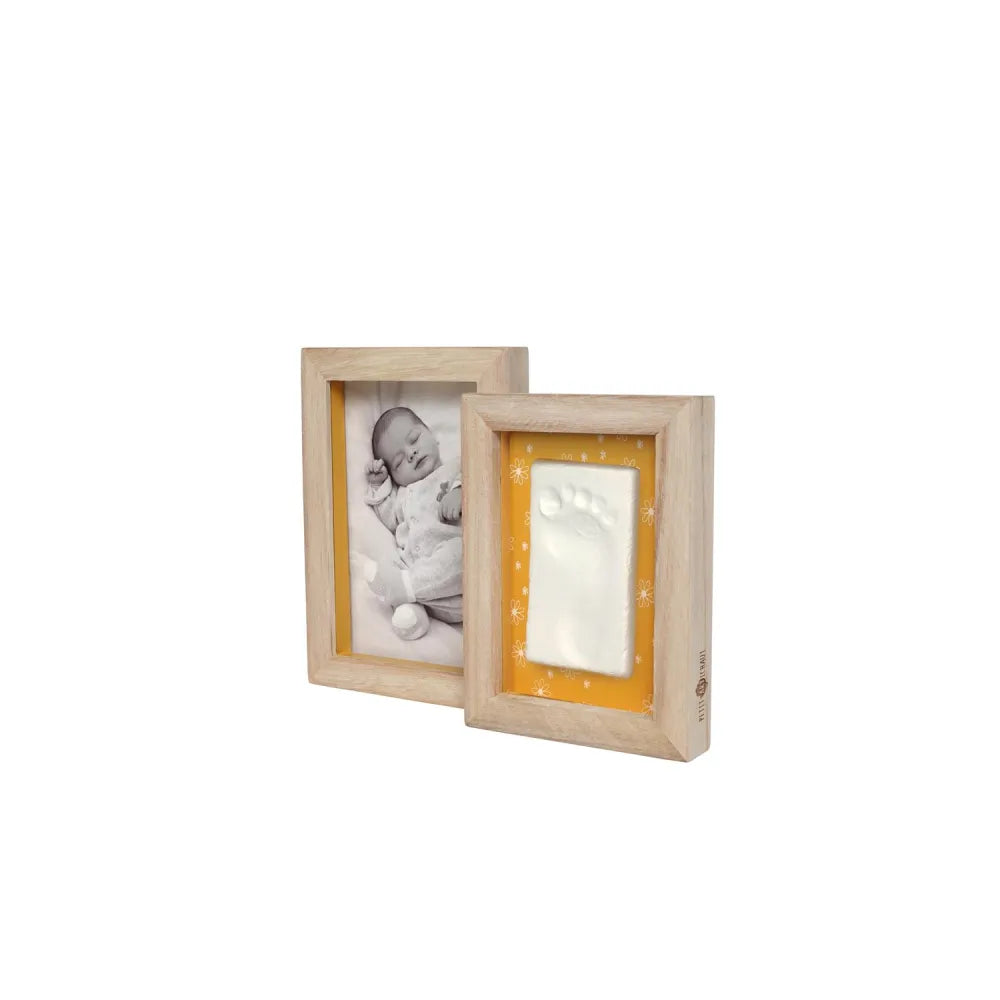 Cornice Duo per Impronta Petit Artichaut Daisy Ochre sfondo con fiori