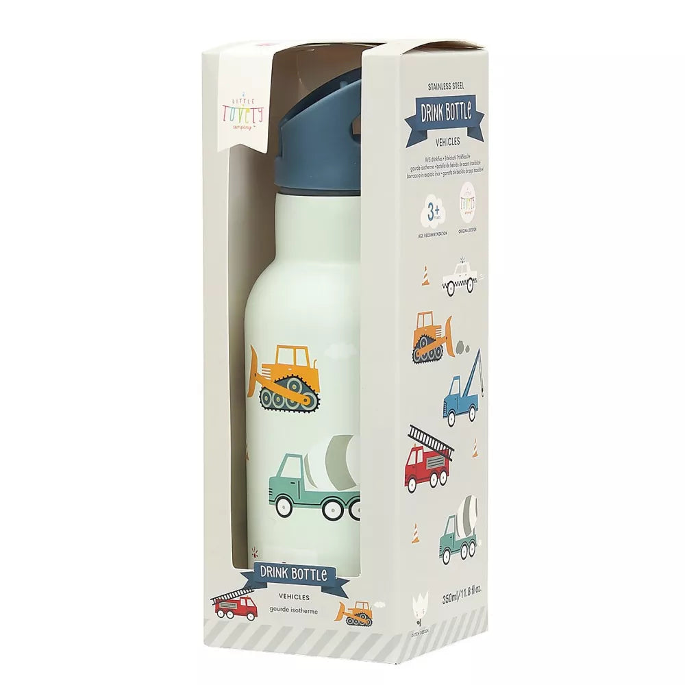 Borraccia Termica 350 ml A Little Lovely Company Veicoli confezione