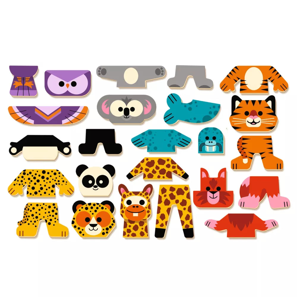 Magneti del Gioco Magnetico Inzebox Mix'n'Match Djeco