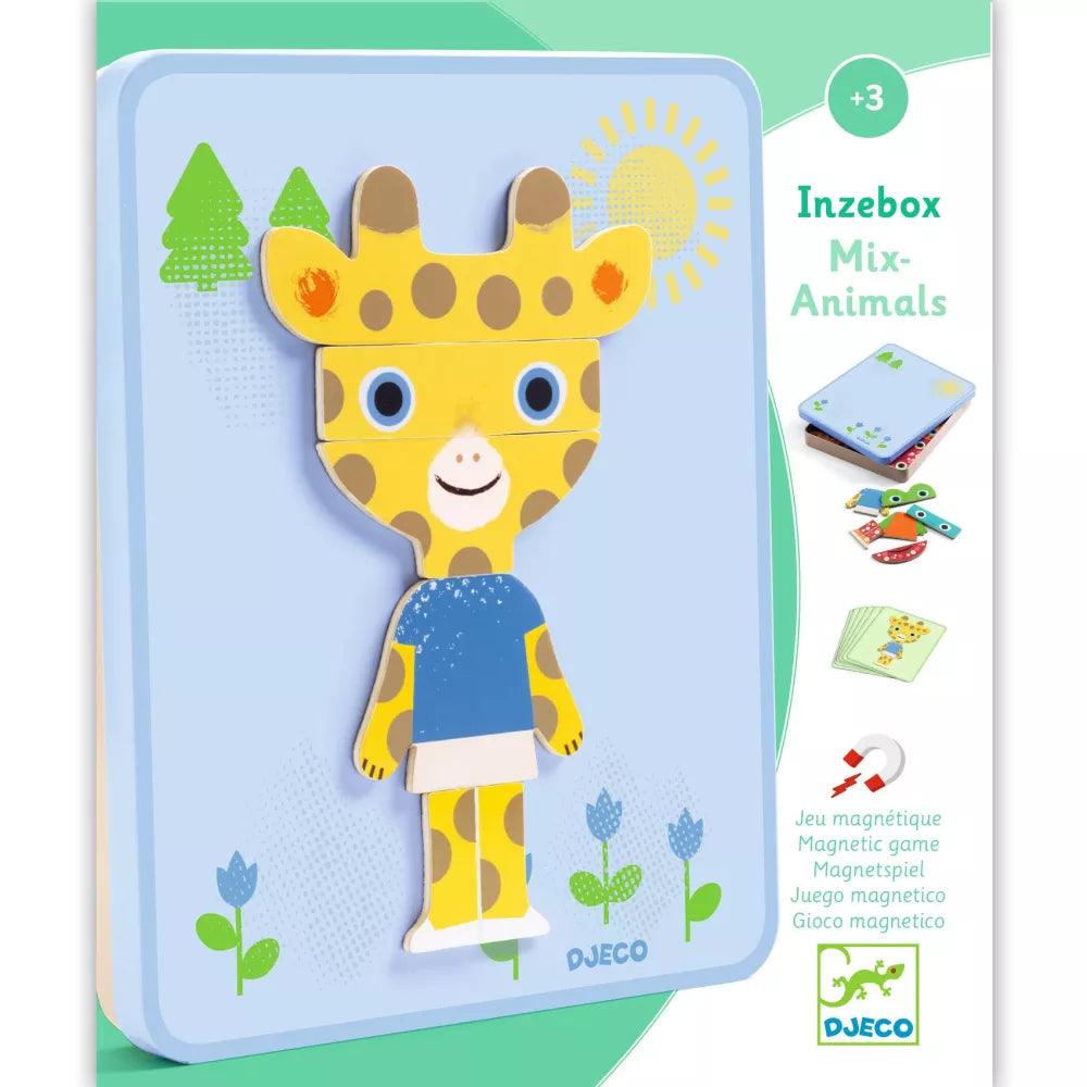Immagine del Gioco Magnetico Inzebox Mix Animals Djeco