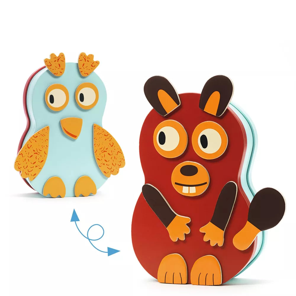 Gioco Magnetico Inzebox Animo Djeco fronte e retro