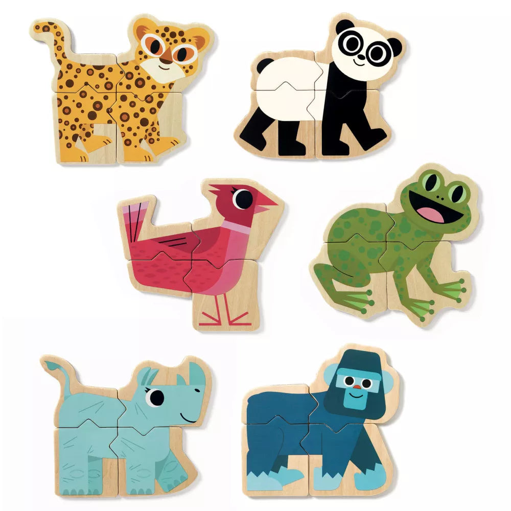 Animali del Gioco Magnetico Mixanimo Djeco