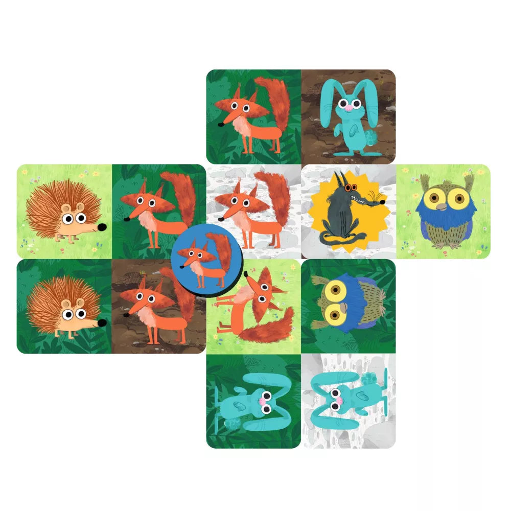 Carte del Gioco di Carte Wolf Panic Djeco