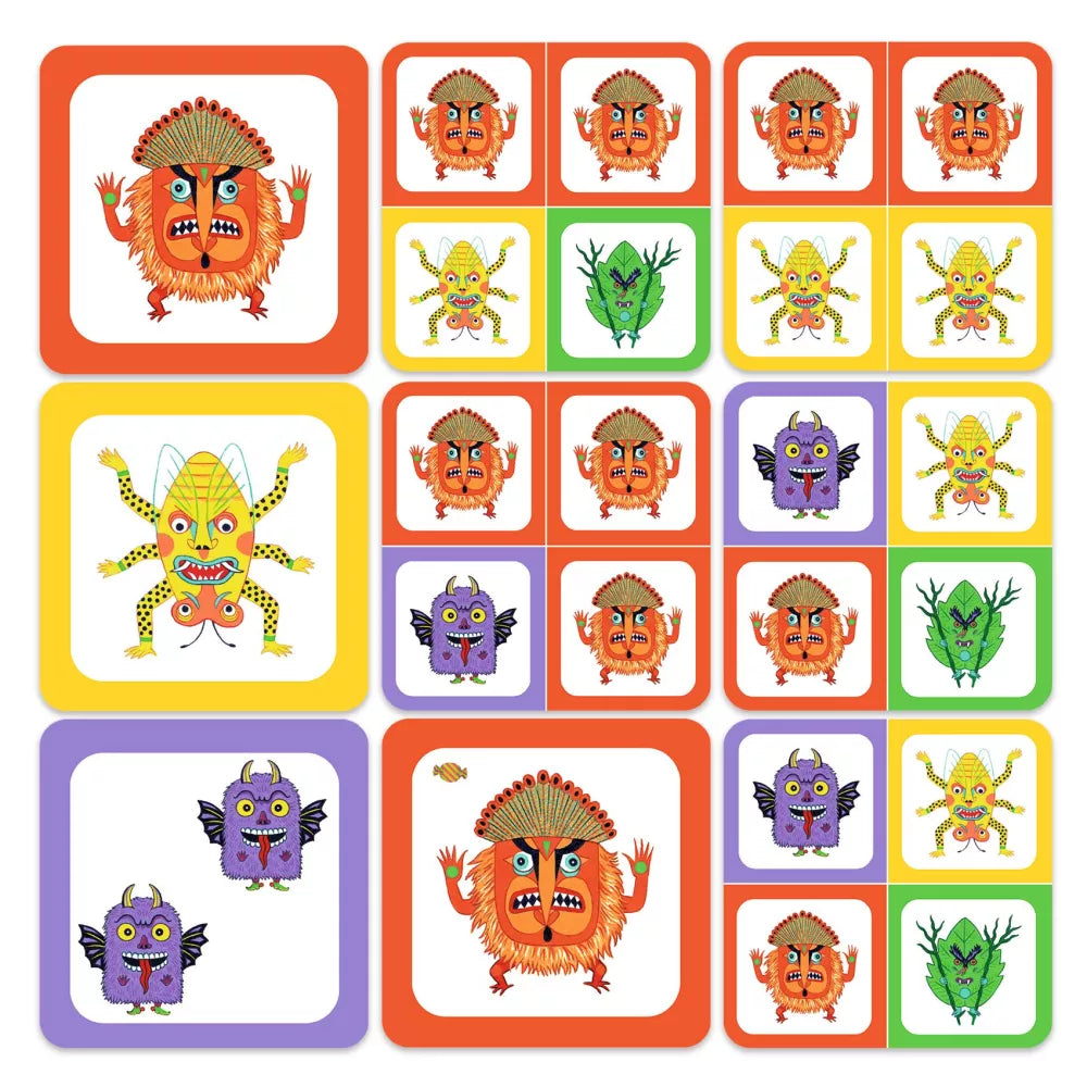 Carte del Gioco di Carte Monstrio Djeco