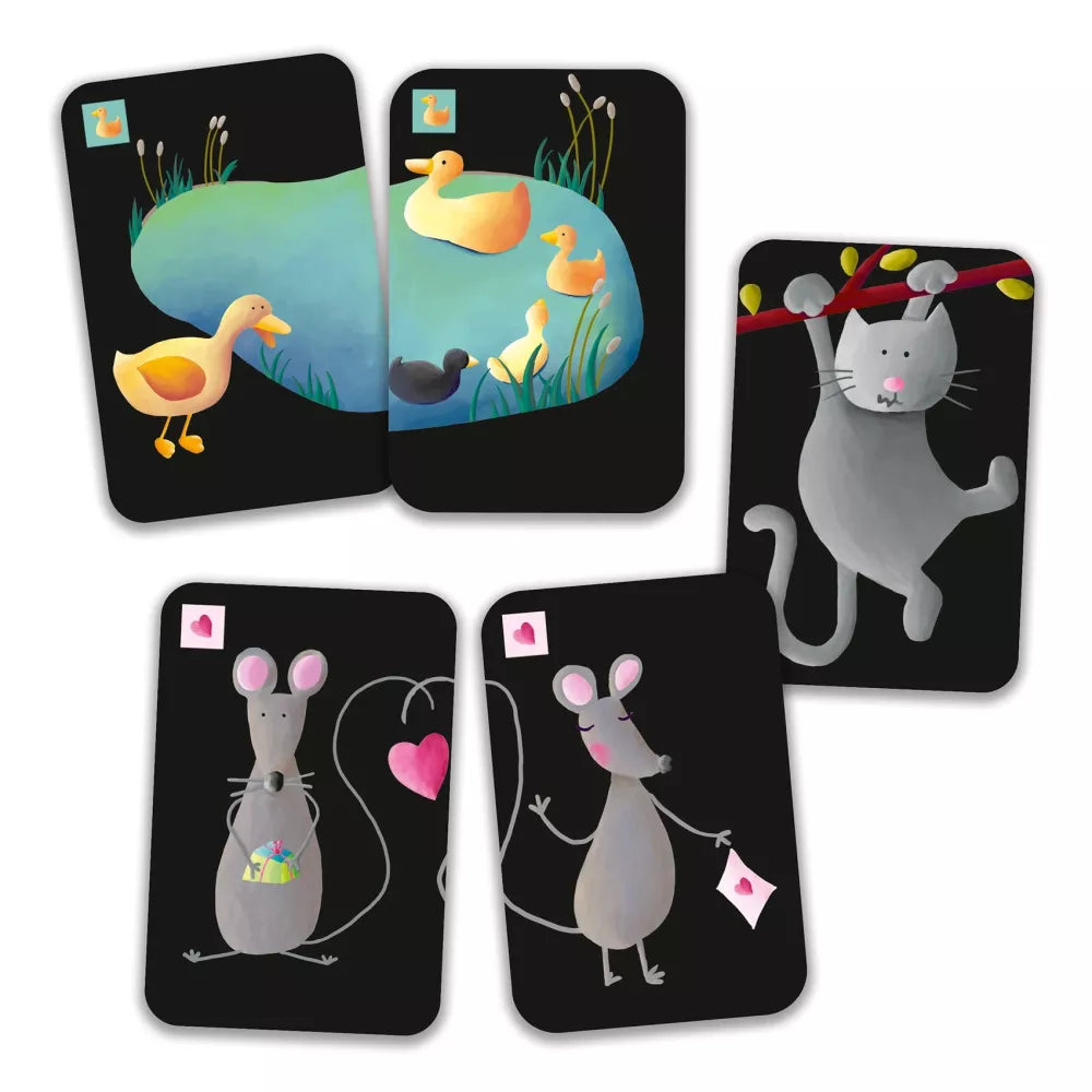 Carte del Gioco di Carte Mistigri Djeco