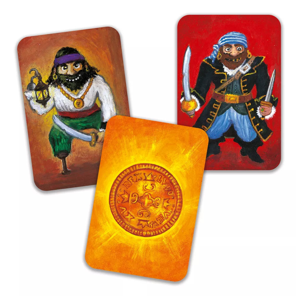Carte pirati del Gioco di Carte Piratatak Djeco