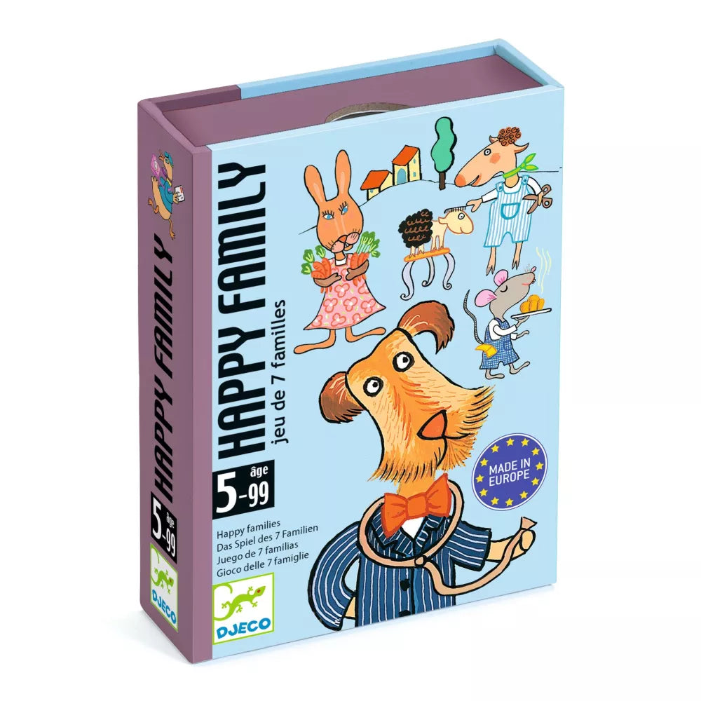 Gioco di Carte Happy Family Djeco Confezione