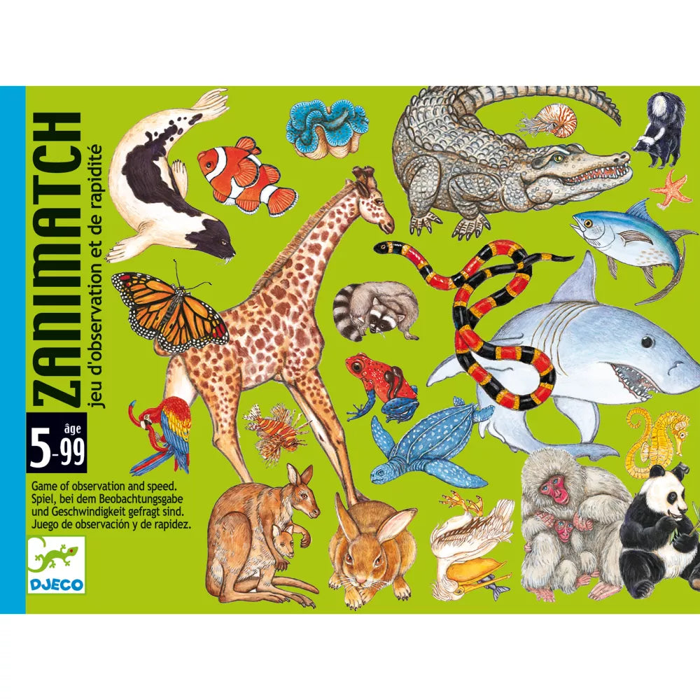 Gioco di Carte Zanimatch Djeco