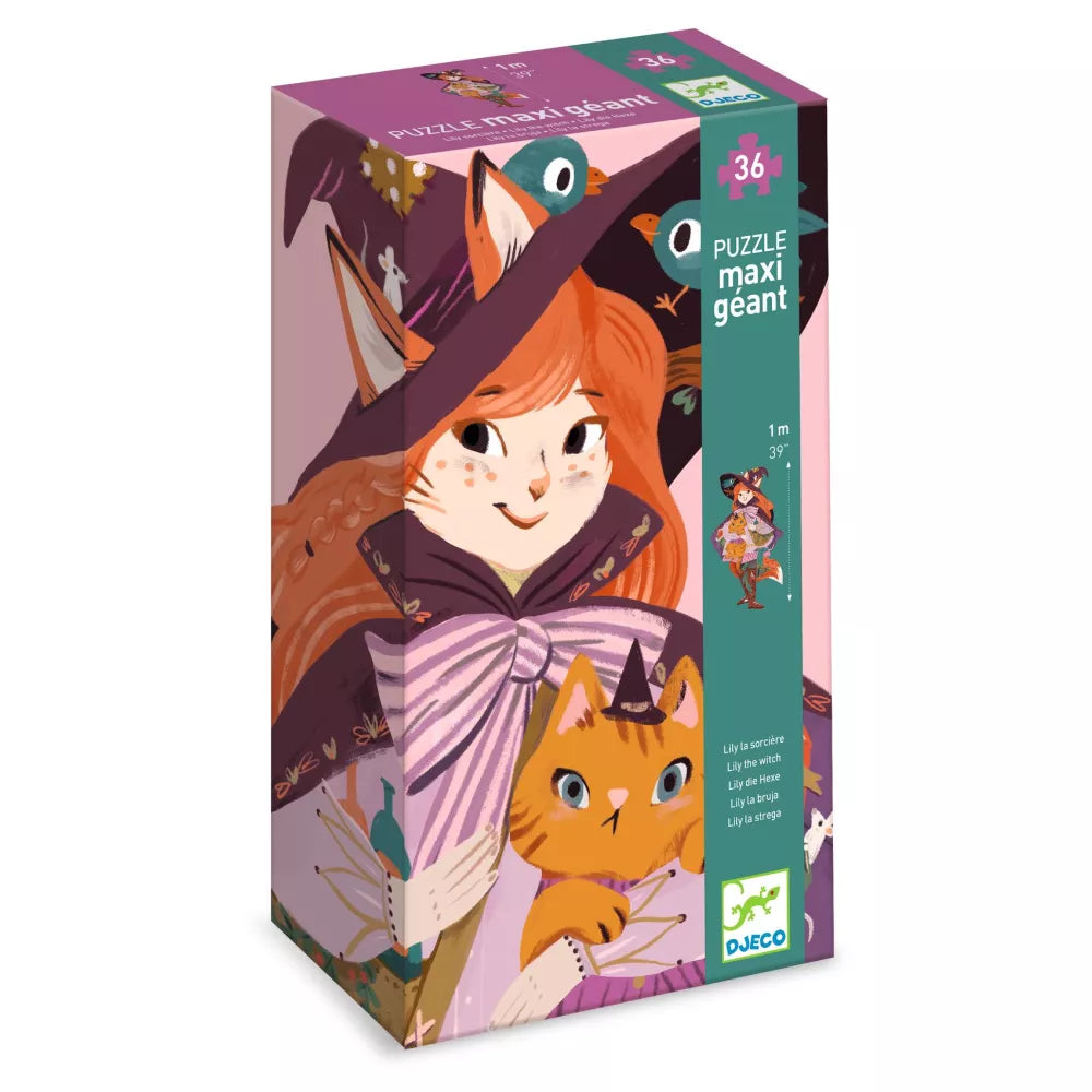 Confezione Puzzle Gigante Lily la Strega Djeco