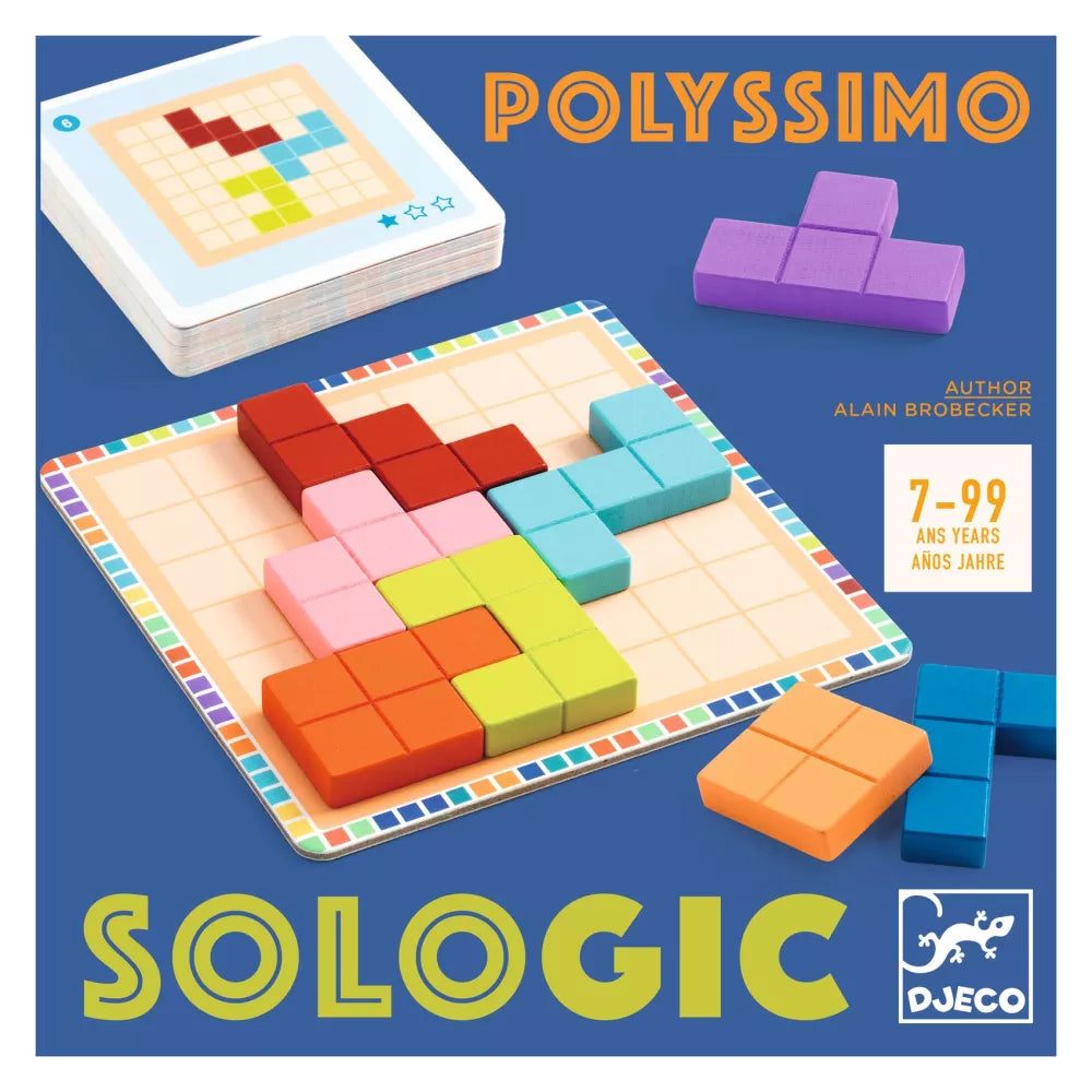 Immagine della confezione del Gioco di Logica Polyssimo Djeco
