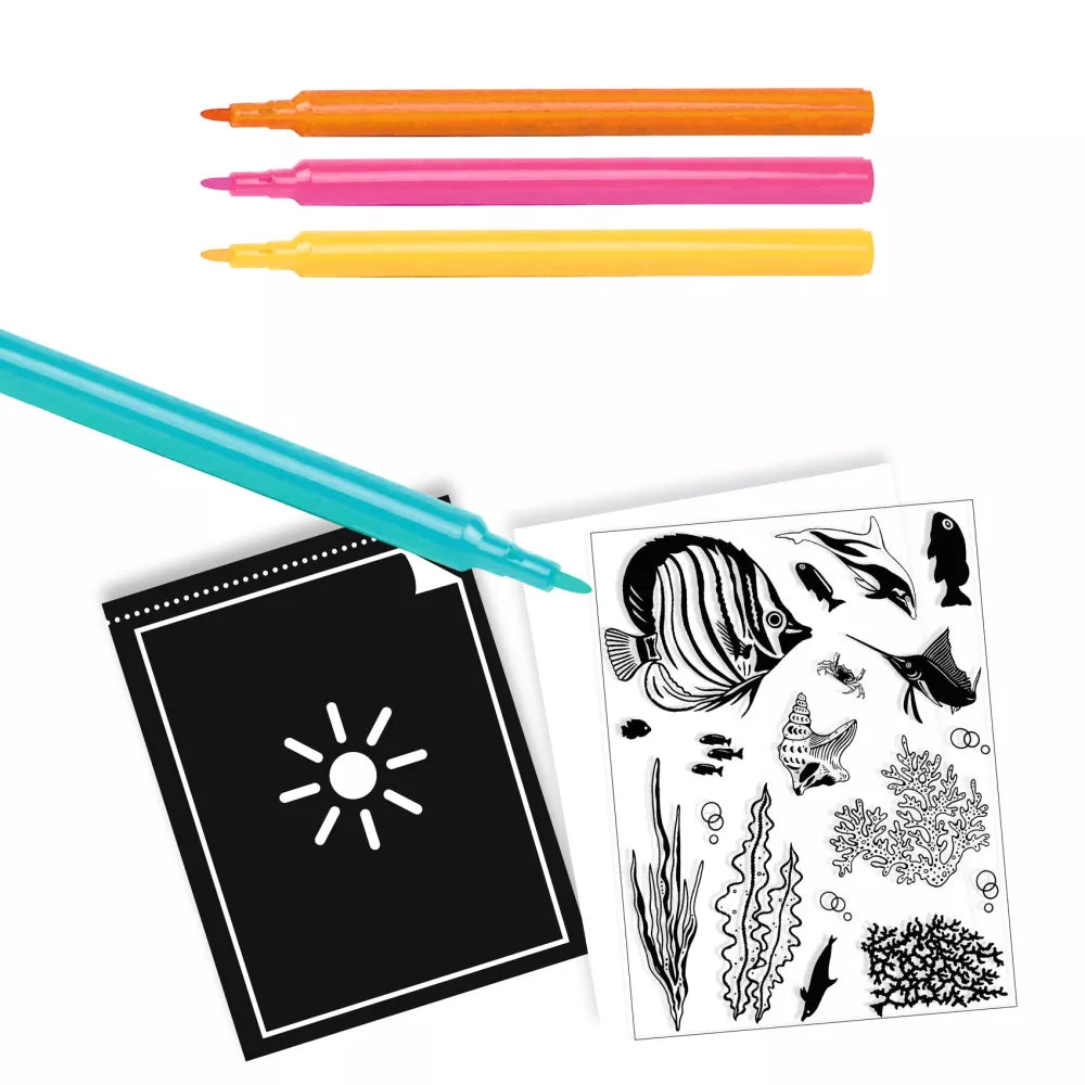 Colori inclusi nel Set Cianotipia Oltremare Djeco