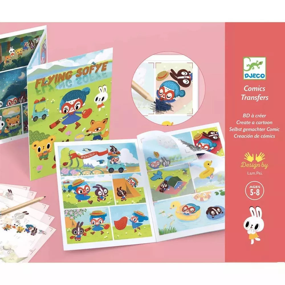 Confezione di Decalcomania Flying Sofye Djeco