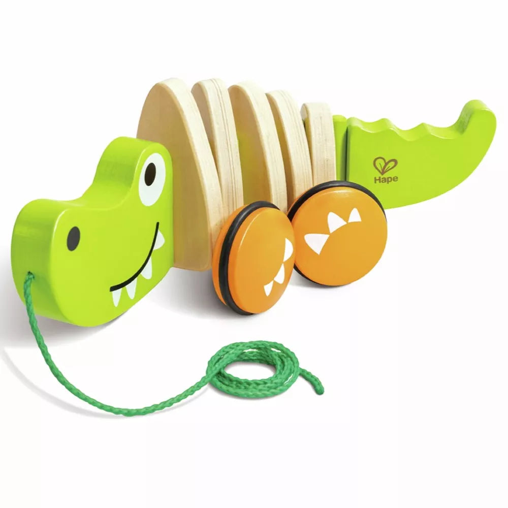 Coccodrillo Trainabile in Legno Hape