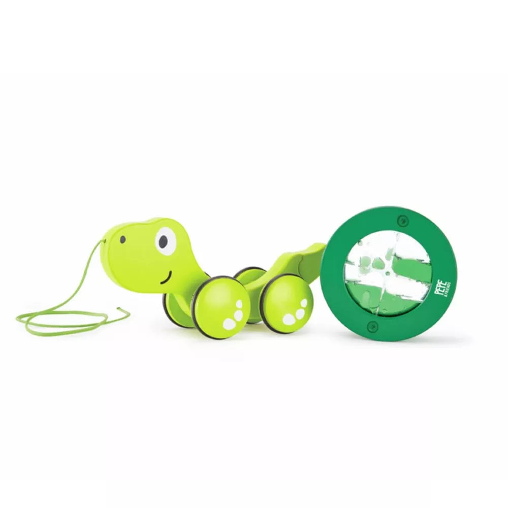 Tartaruga Trainabile in Legno Hape con guscio separato