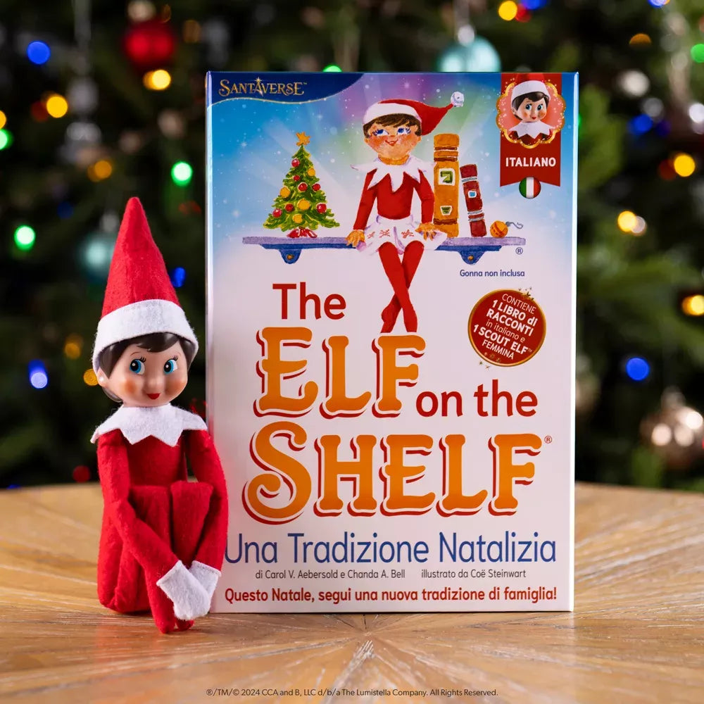 Elfa con Libro The Elf on the Shelf con confezione