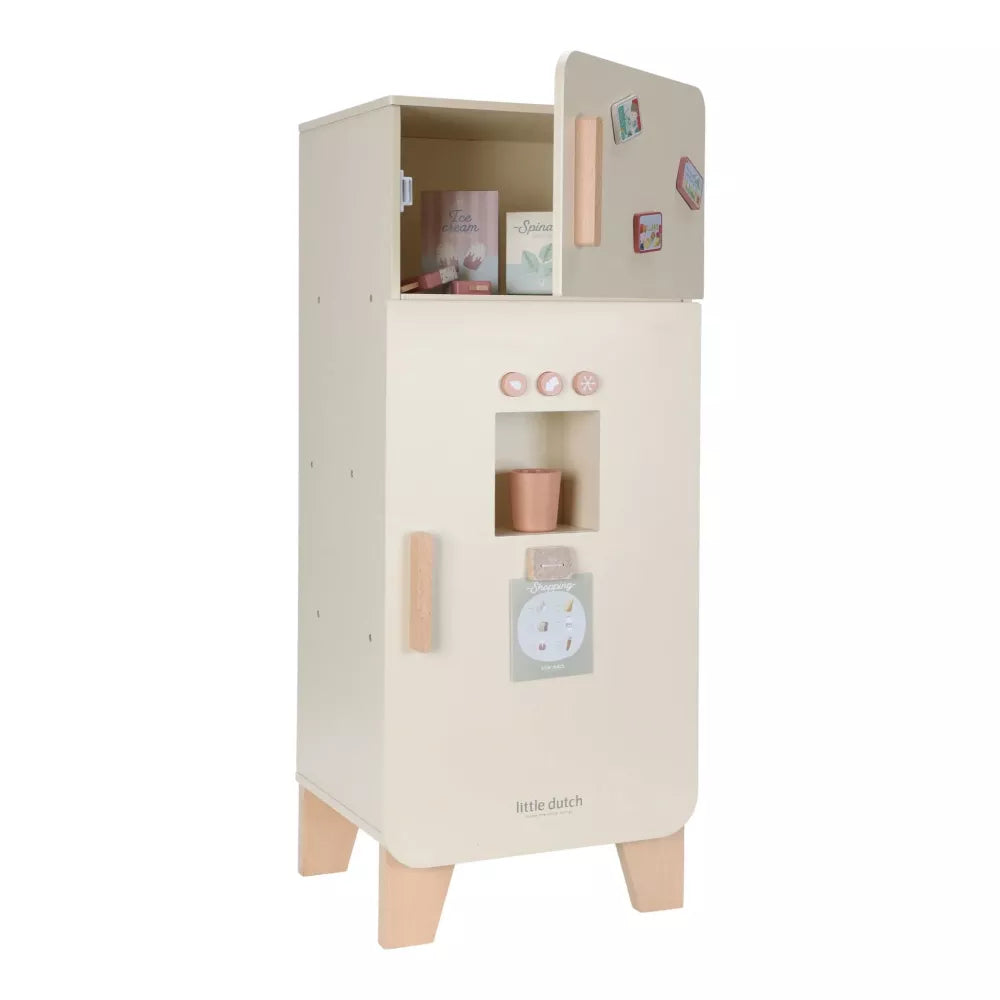Frigorifero in Legno Little Dutch Limited Edition con freezer aperto
