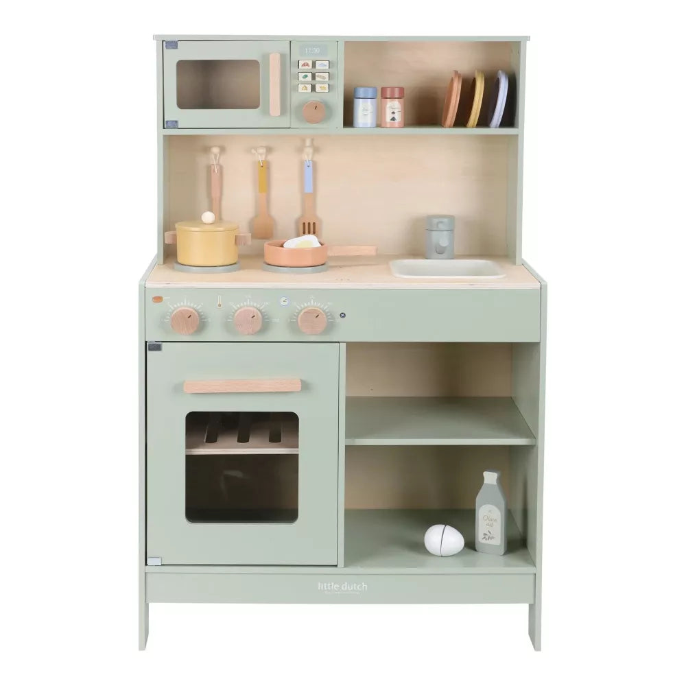 Cucina in Legno Verde Little Dutch