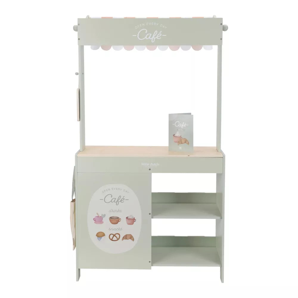 Banchetto del Mercato in Legno Little Dutch lato Café