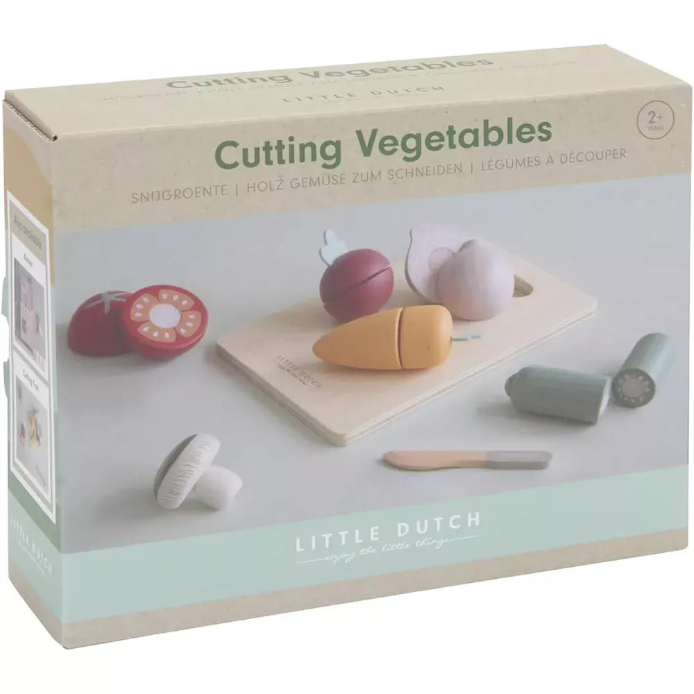 Confezione della Verdura da Tagliare in Legno Little Dutch