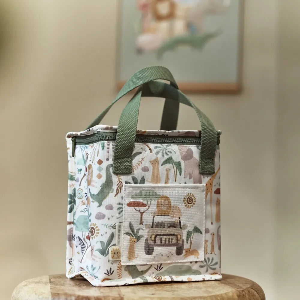 Borsa Termica Safari Friends Little Dutch su un Tavolo