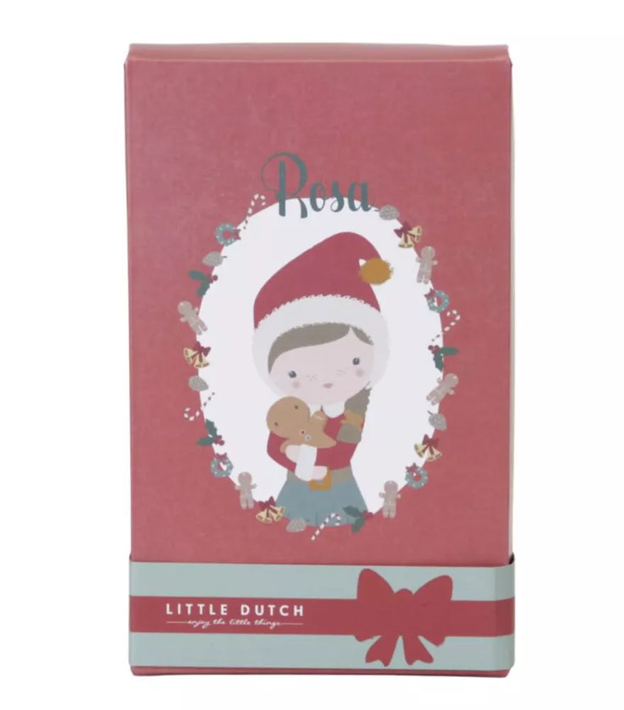 Confezione della Bambola Rosa Natalizia 35 cm Little Dutch