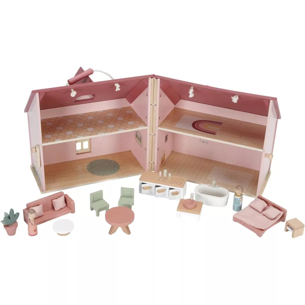Casa delle Bambole Portatile Little Dutch con accessori