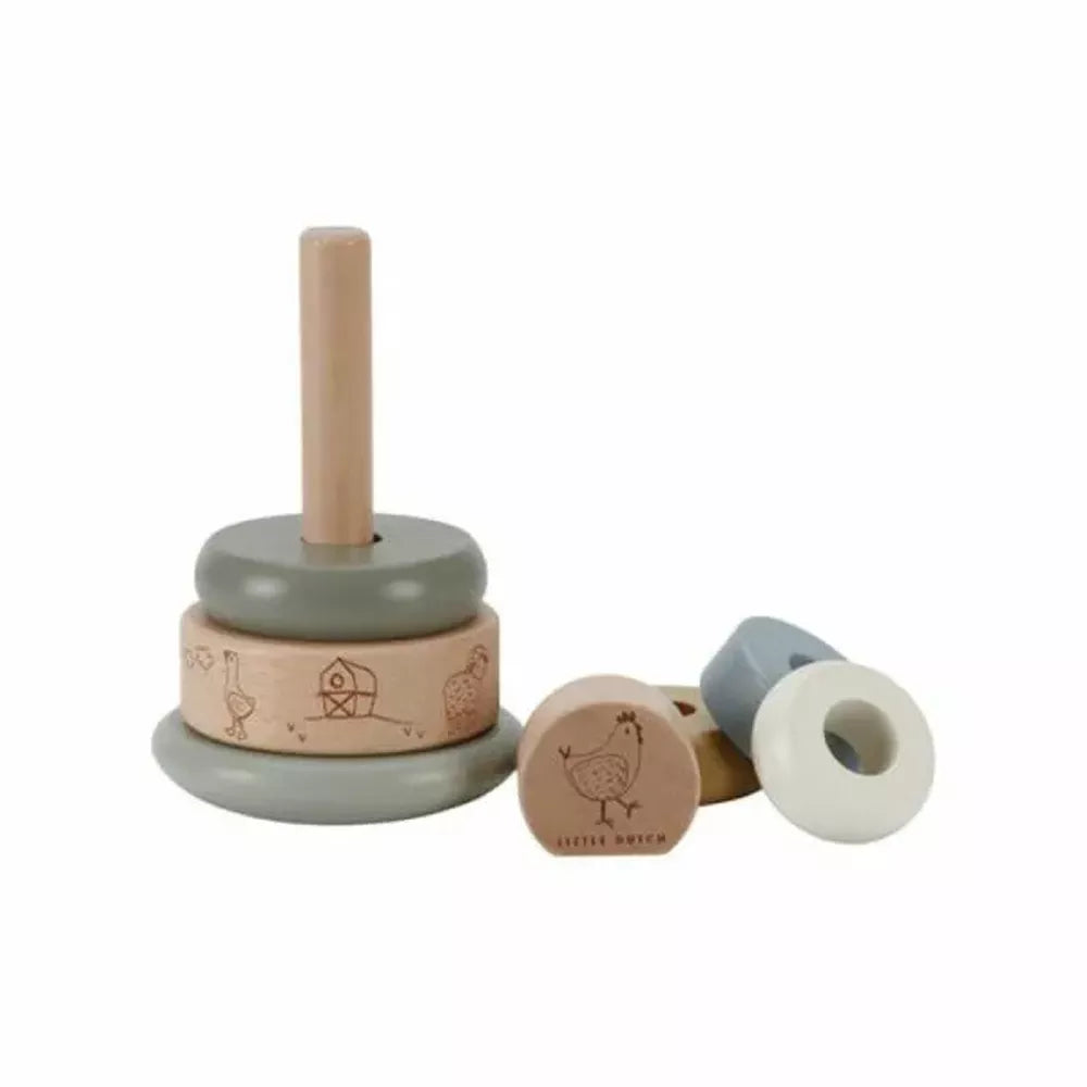 Esempio di gioco con Impilabile Little Dutch Little Farm