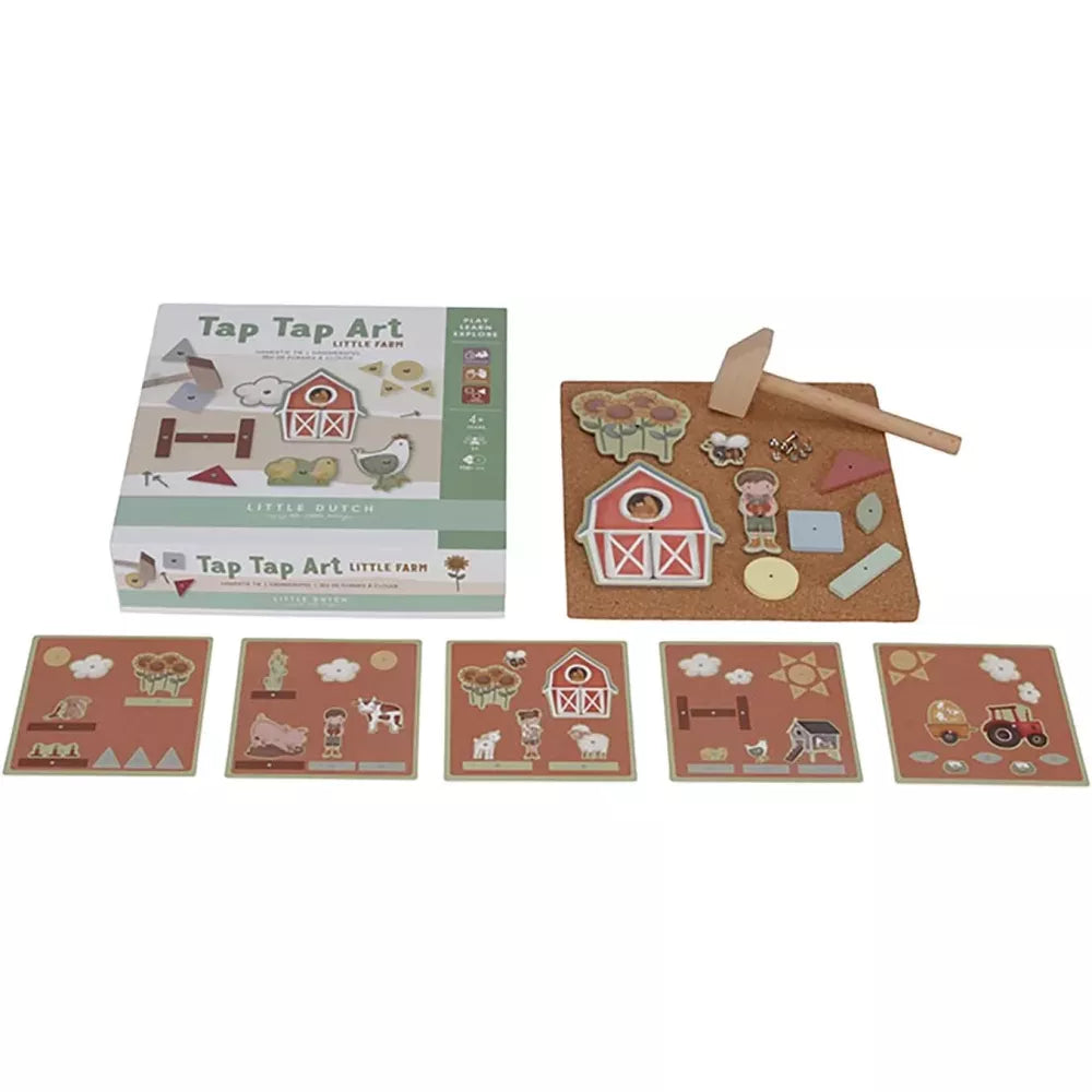 Contenuto del Set Creativo Tap Tap Little Dutch Little Farm