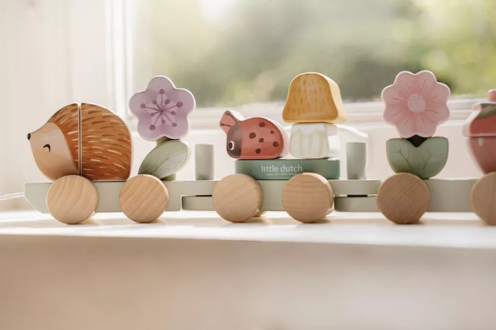 Dettaglio Treno Impilabile Riccio Little Dutch