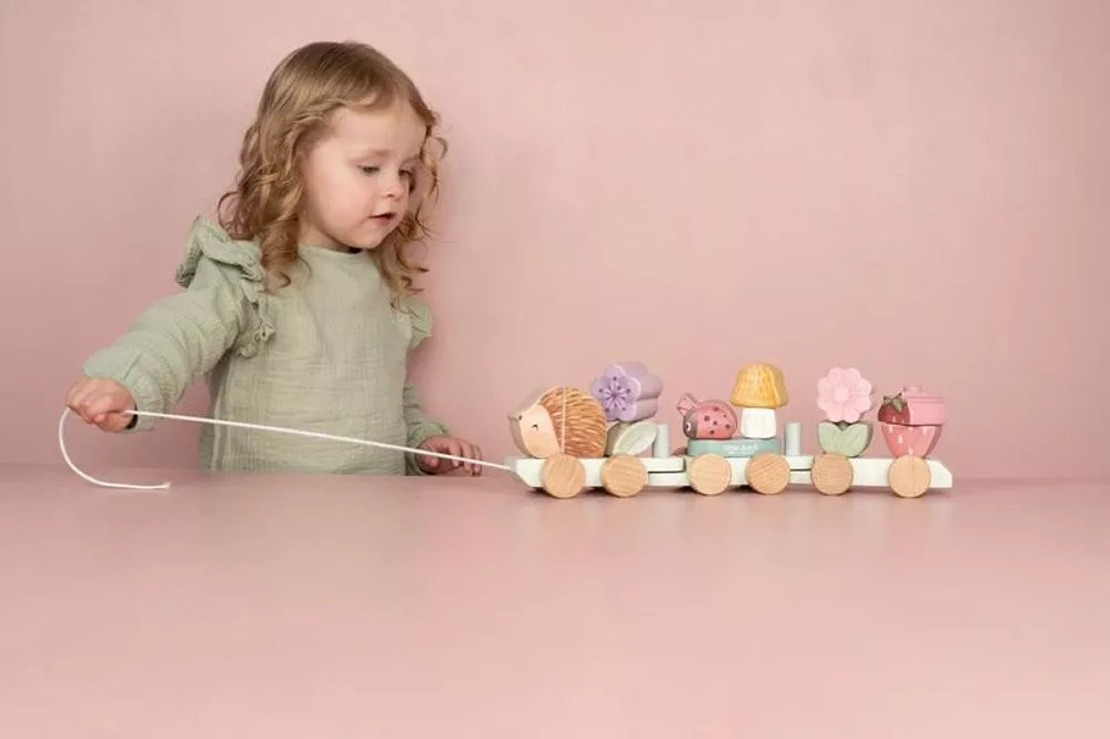 Bambina traina il Treno Impilabile Riccio Little Dutch