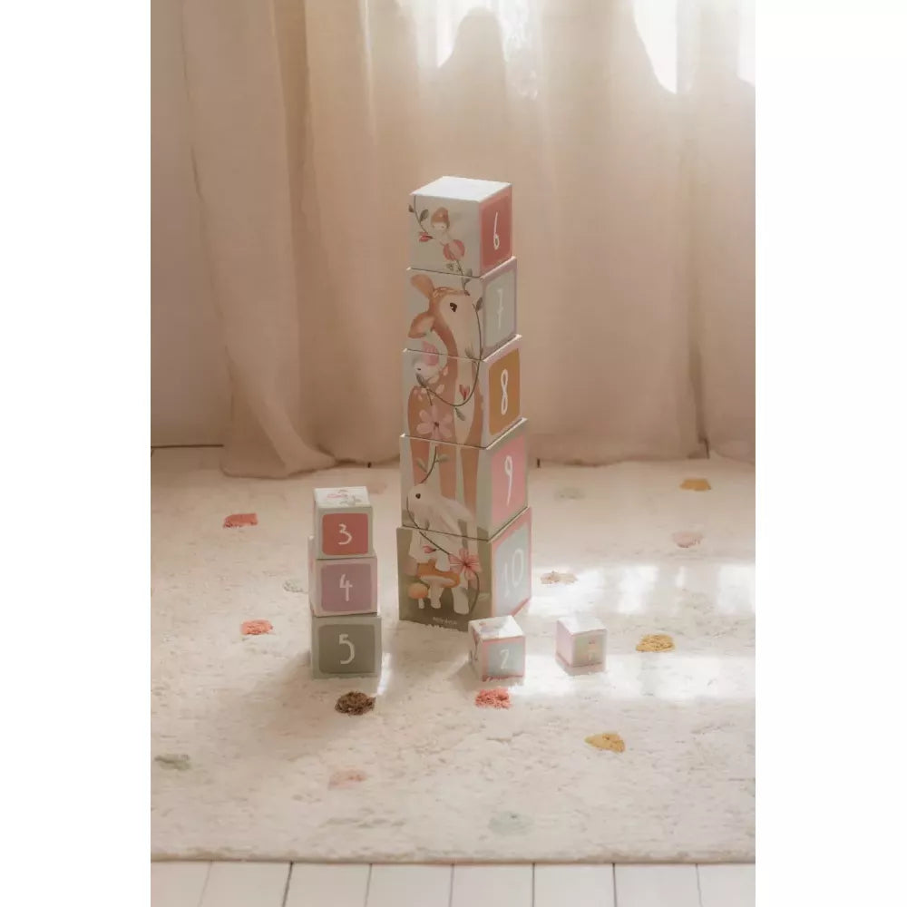 Cubi Impilabili Little Dutch Fairy Garden sul tappeto