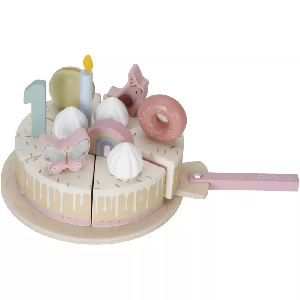 Torta di Compleanno Rosa Little Dutch con paletta