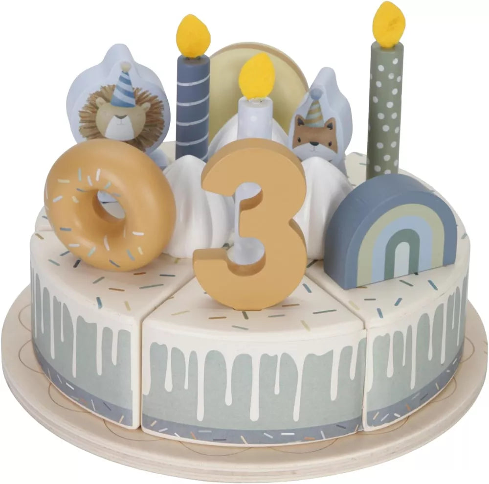 Torta di Compleanno Blu Little Dutch