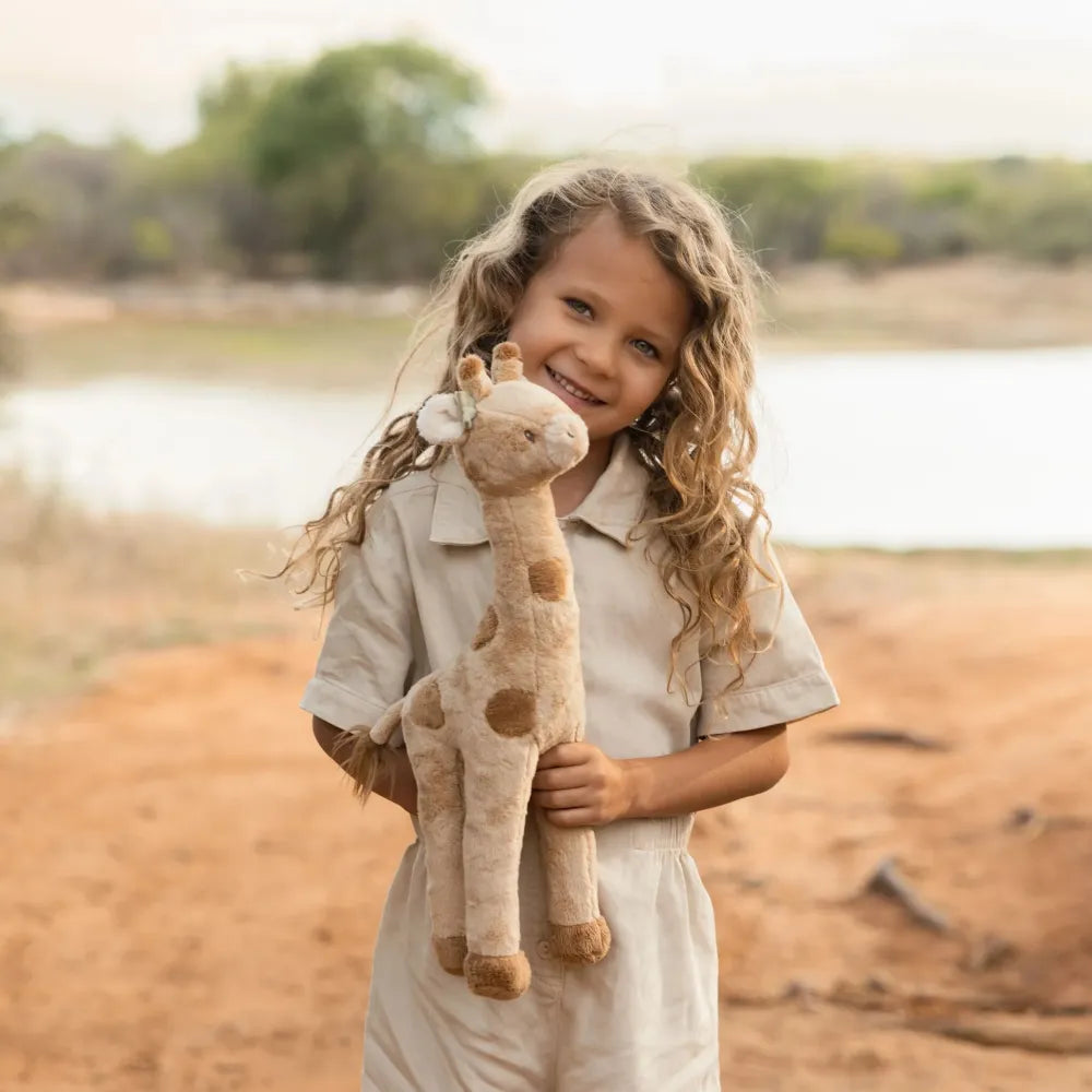 Peluche Giraffa Safari Friends Little Dutch con Bimba